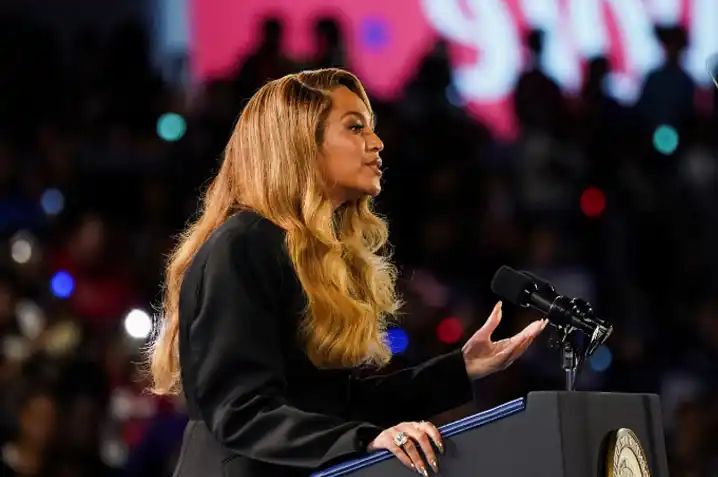 Kamala Harris rally, Beyonce was disparaged